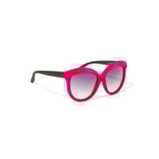 Italia Independent Women's Cat Eye Shape Pink Velvet With Brown Frame 0092v.018.000