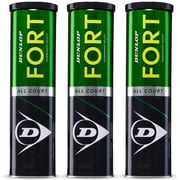 Dunlop Fort All Court Set Of 3 Piece Tennis Balls 1 Box (24 Pcs)