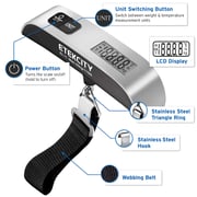 Lavish Luggage Scale, Digital Portable Handheld Suitcase Weight For Travel