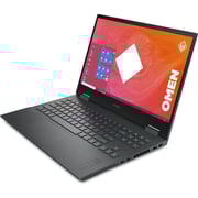 HP Omen 15-en1001ne Gaming Laptop 15.6inch FHD, Ryzen 7 4.4GHz 16GB RAM, 1TB SSD, 6GB NVIDIA GeForce RTX 3060, Win10, Black, English/Arabic Keyboard (38U49EA)