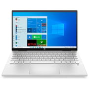 HP Pavilion x360 (2020) Laptop - 11th Gen / Intel Core i5-1135G7 / 14inch FHD / 512GB SSD / 8GB RAM / Shared Intel Iris X Graphics / Windows 11 Home / English & Arabic Keyboard / Silver / Middle East Version - [14-DY0011NE]