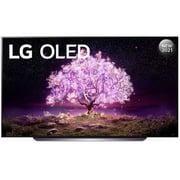 تلفزيون إل جي OLED مقاس 83 بوصة C1 Series تصميم الشاشة السينمائية 4K Cinema HDR webOS ذكي مع تقنية ThinQ AI Pixel Dimming OLED83C1PVA