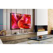 LG QNED 8K Smart TV 75 Inch QNED95 series, Cinema Screen Design 8K Cinema HDR WebOS Smart ThinQ AI Mini LED 75QNED95VPA (2021 Model)