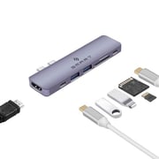 سمارت SMHBC7TB بريميوم 7 في 1 ثندربولت USB-C Hub