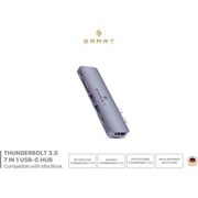 Smart SMHBC7TB Premium 7-in-1 Thunderbolt USB-C Hub