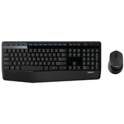 Logitech MK345 Wireless Combo – Full-Sized Keyboard With Palm Rest and Comfortable Right-Handed Mouse Black English/Arabic 920-010068