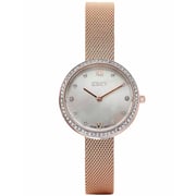 Ecstacy Women's Analog Beige Dial Watch - E20506-rmkmk