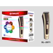 ستار لايف Sl-2071 ماكينة تشذيب شعر احترافية قابلة لإعادة الشحن