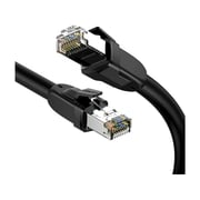 يوجرين كات 8 كابل إيثرنت 3 متر Rj 45 كابل شبكة يو تي بي لان أسود