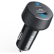 Anker PowerDrive Car Charger With USB To Lightning Cable 0.9m Black