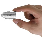 Anker PowerDrive 2 Alloy Metal Mini Car Charger Sliver
