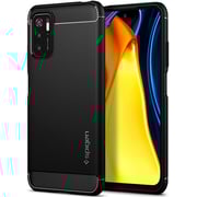 Spigen Rugged Armor Designed For Xiaomi Poco M3 Pro 5g Case And Redmi Note 10 5g Case Cover - Matte Black