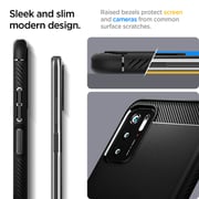 Spigen Rugged Armor Designed For Xiaomi Poco M3 Pro 5g Case And Redmi Note 10 5g Case Cover - Matte Black