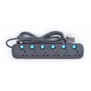 Terminator Brand Universal Power Extension Socket - 6 Way 3m