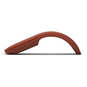 Microsoft Czv-00082 Light And Ready Surface Connect Via Bluetooth Arc Mouse, Poppy Red Color