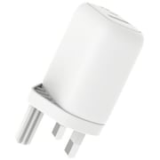 Trands Dual Port Wall Charger Woth Lightning To USB Type-C Cable 1m White