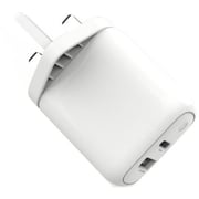 Trands Dual Port Wall Charger Woth Lightning To USB Type-C Cable 1m White