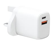 Trands Dual Port Wall Charger White