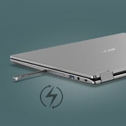 Acer Spin 1 SP114-31-C857 NX.ABXEM.002 Laptop - Celeron 1.1GHz 4GB 128GB Win10 14inch FHD Silver English/Arabic Keyboard