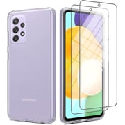 Glassology Case with Screen Protector Clear Galaxy A52