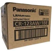 Panasonic Cr123a Photo Power Lithium 3v Battery - 10 Pieces In Box