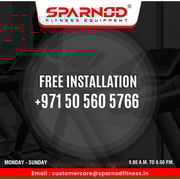 Sparnod Fitness Set-410 Commercial Elliptical Cross Trainer Machine 16 Leve Resistance With Pulse Rate And Lcd Monitor