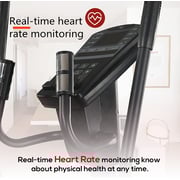 Sparnod Fitness Set-410 Commercial Elliptical Cross Trainer Machine 16 Leve Resistance With Pulse Rate And Lcd Monitor