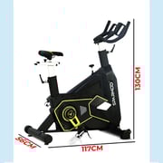 Sparnod Fitness SSB-16 Commercial Spin Bike Exercise Cycle with Comfortable Seat Cushion, Silent Belt Drive, Heavy Flywheel for Cardio Training and Workout