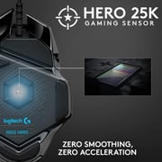 Logitech G502 Hero High Performance Wired Gaming Mouse Black
