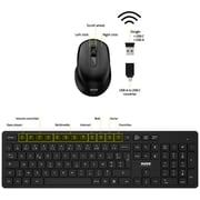 Port Connect Wireless Desktop Pack: Mouse And Keyboard English/arabic Keyboard Layout 900904-uk-ar
