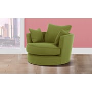 A To Z Furniture - Modern Big Round Sofa Chair In Green Color