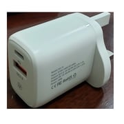 V Walk VW-WA-01-WH 2 In 1 Wall Charger White
