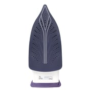 Evvoli 2800w Steam Iron With Ceramic Soleplate Auto Shut-off With Anti-drip,white With Purple Evir-5mp 2 Years Warranty