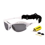 Ocean Glasses Sunglass Mauricio, Mate White Smoke+yellow Lense