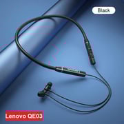 Lenovo Qe03 V5.0 Wireless Neckband Bluetooth Earphones Sports Stereo Earbuds Magnetic In-ear Earphones Headset For All Phones