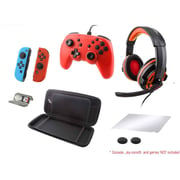 Nyko 9 In 1 Master Pack for Nintendo Switch Red/Black