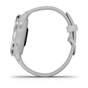 Garmin Venu 2S Silver Stainless Steel Bezel with Mist Gray Case and Silicone Band 40mm Smartwatch