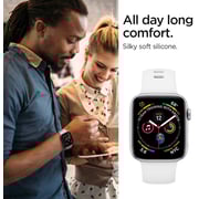 Spigen Silicone Fit Apple Watch Band White