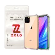 Zolo Iphone 11 Pro Max Shockproof Ultra Slim Clear Tpu Soft Silicone Bumper Anti-scratch Thin Fit Case
