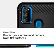 Spigen Rugged Armor Designed For Samsung Galaxy M30s Case/cover - Matte Black