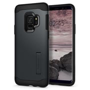 Spigen Slim Armor With Kickstand Designed For Samsung Galaxy S9 Cover/case - Metal Slate