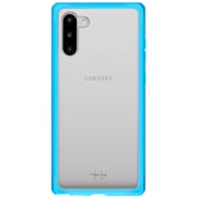 Itskins Samsung Galaxy Note 10 Hybrid Solid Cover/case Dual Layer With Hexotek 2.0 Drop Protection  Blue & Transparent