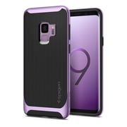 Spigen Neo Hybrid Designed For Samsung Galaxy S9 Cover/case - Lilac Purple With Herringbone Pattern