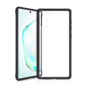 Itskins Samsung Galaxy Note 10 Hybrid Solid Cover/case Dual Layer With Hexotek 2.0 Drop Protection  Black & Transparent