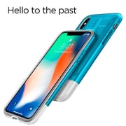 Spigen Classic C1 Designed For Iphone X Cover/case - Blueberry (blue) 10th Anniversary Limited Edition