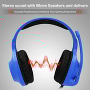 Sades SA-721 Spirits Wired On Ear Gaming Headset Blue