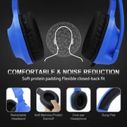 Sades SA-721 Spirits Wired On Ear Gaming Headset Blue