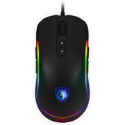 Sades Revolver RGB Gaming Mouse 1.8m Black