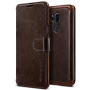 Vrs Design Lg G7 Thinq Layered Dandy Wallet Cover/case - Brown