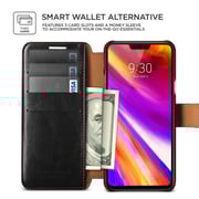 Vrs Design Lg G7 Thinq Layered Dandy Wallet Cover/case - Black